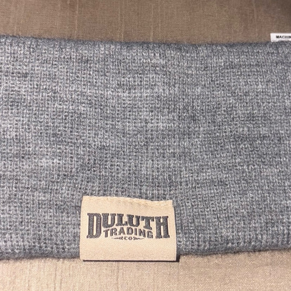Duluth Trading Co Gray Knit ear warmer/headband